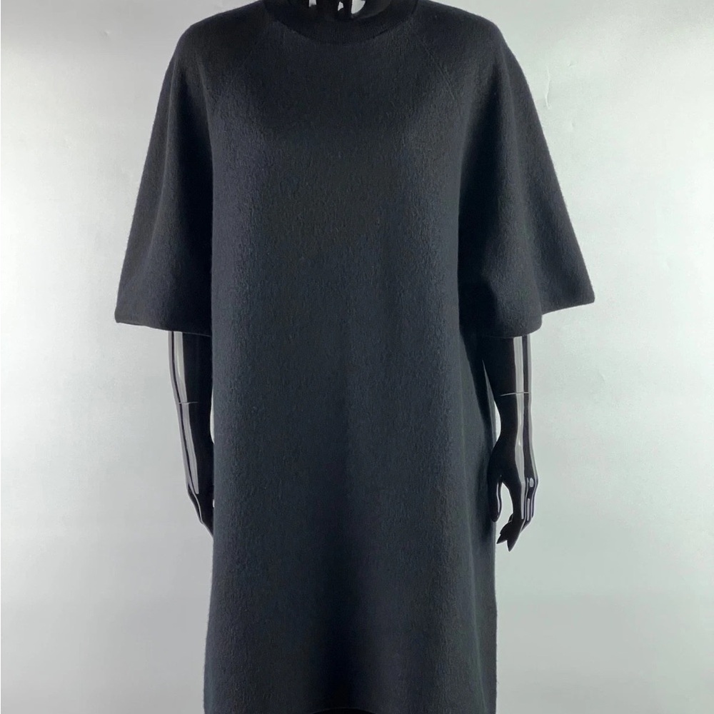 COS Black 100% Wool Sweater Dress